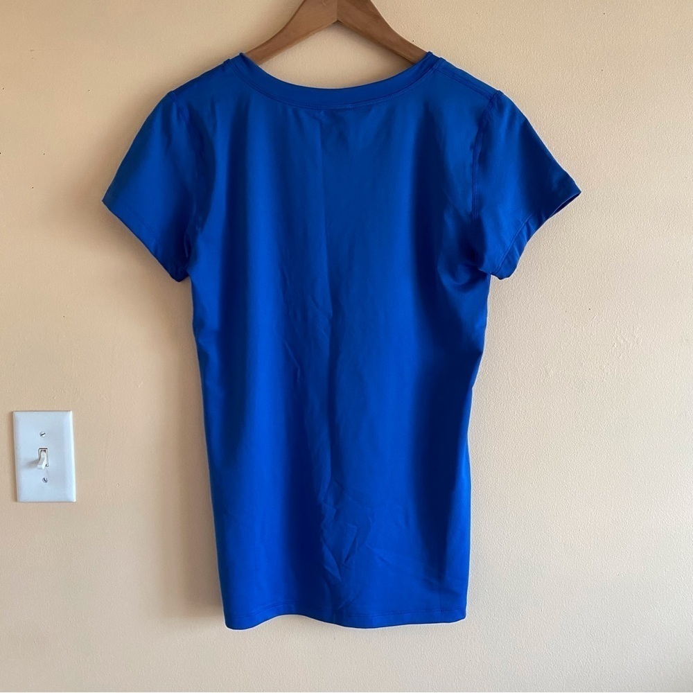 Tommie Copper Women's XL Recovery Liberate V-Neck Short Sleeve Shirt Blue - Picture 3 of 14